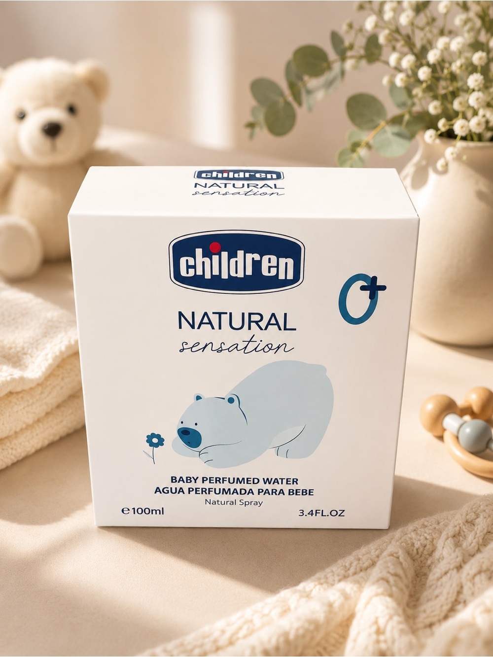Children Natural Sensation Baby Perfumed Water - White & Blue